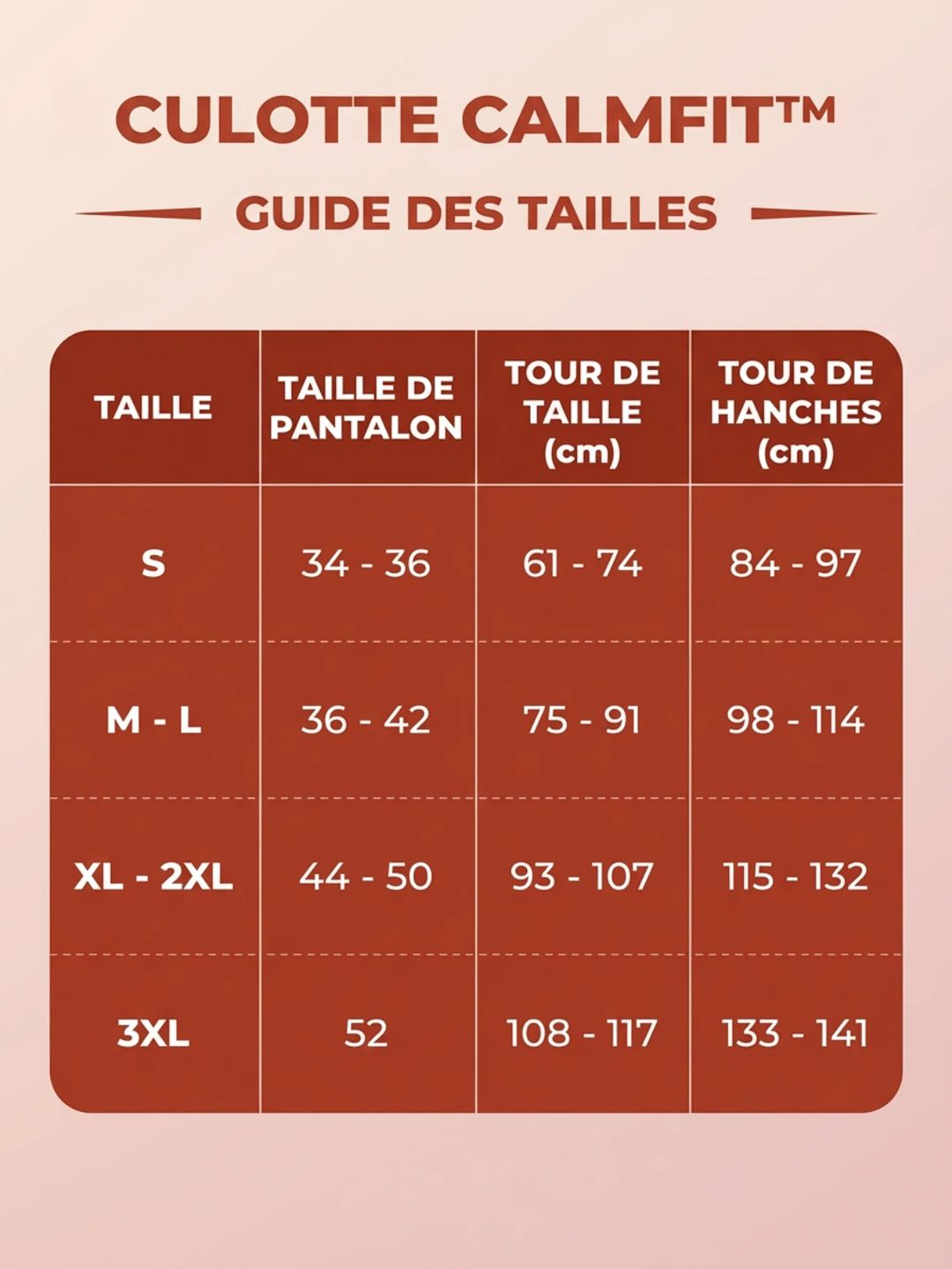 Culotte taille haute douce CalmFit – vue 32