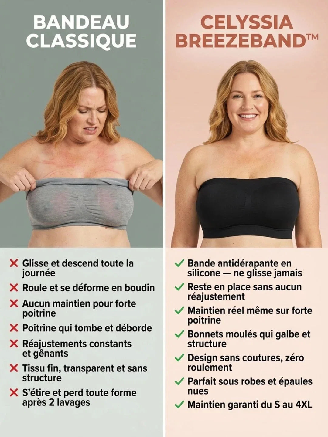 Bandeau sans bretelles BreezeBand – vue 21