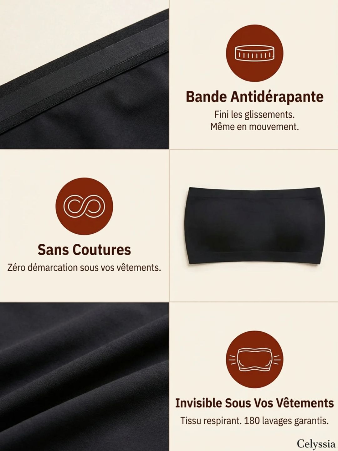 Bandeau sans bretelles BreezeBand – vue 19