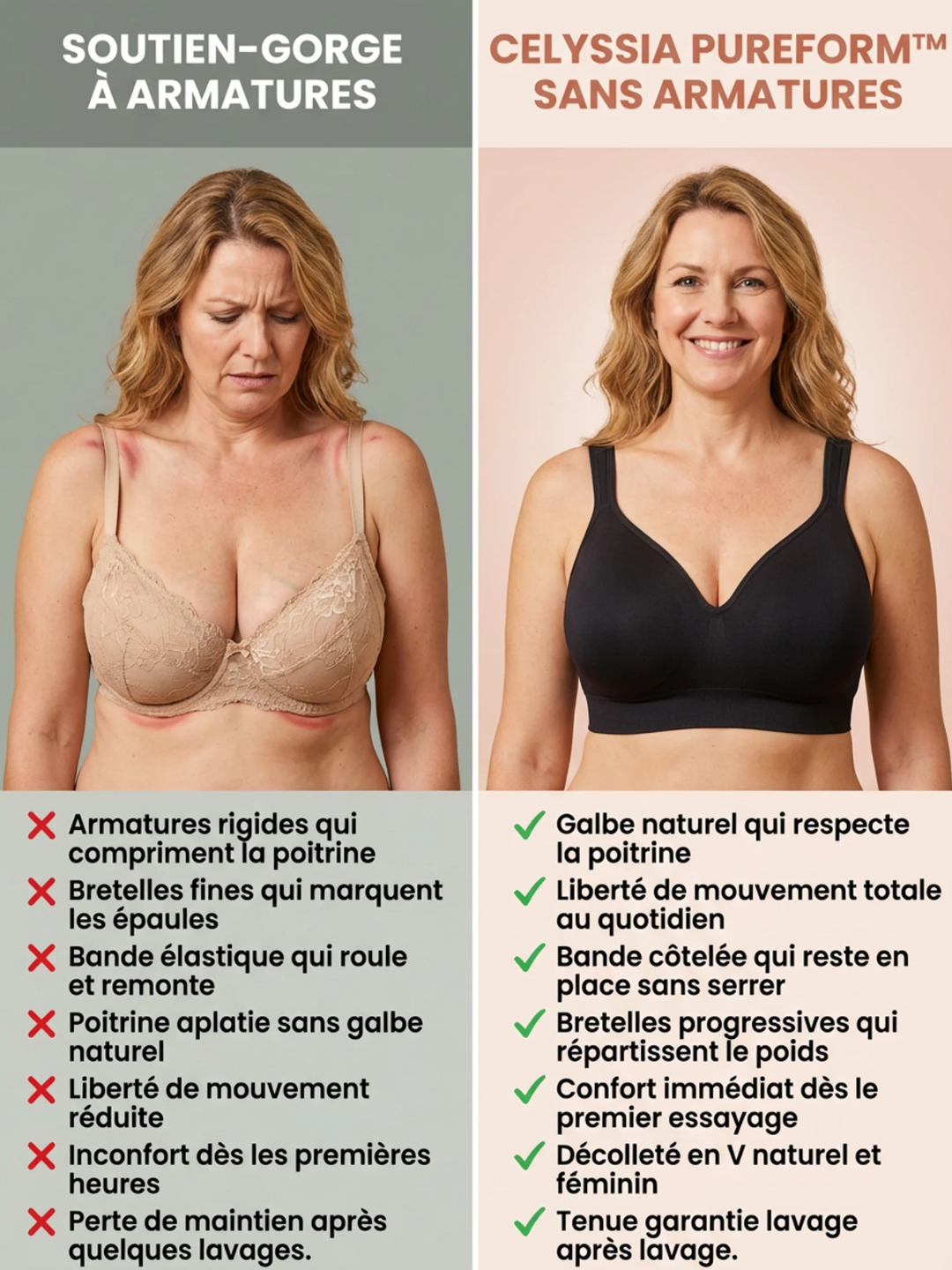 Soutien-gorge confortable PureForm – vue 10