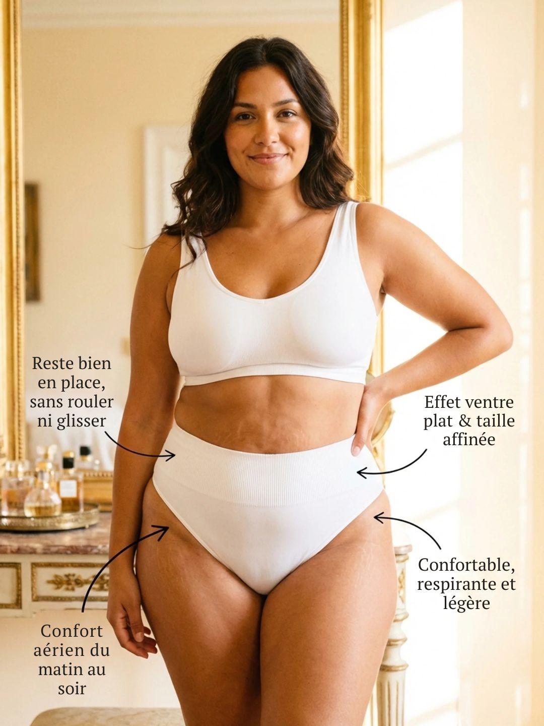 Culotte taille haute douce CalmFit – vue 5