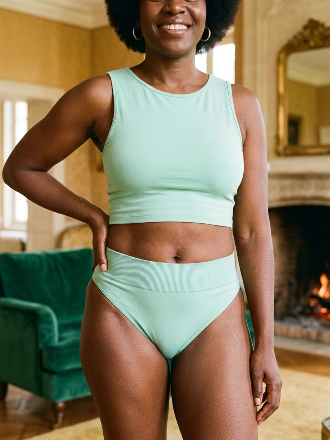 Culotte taille haute douce CalmFit – vue 28