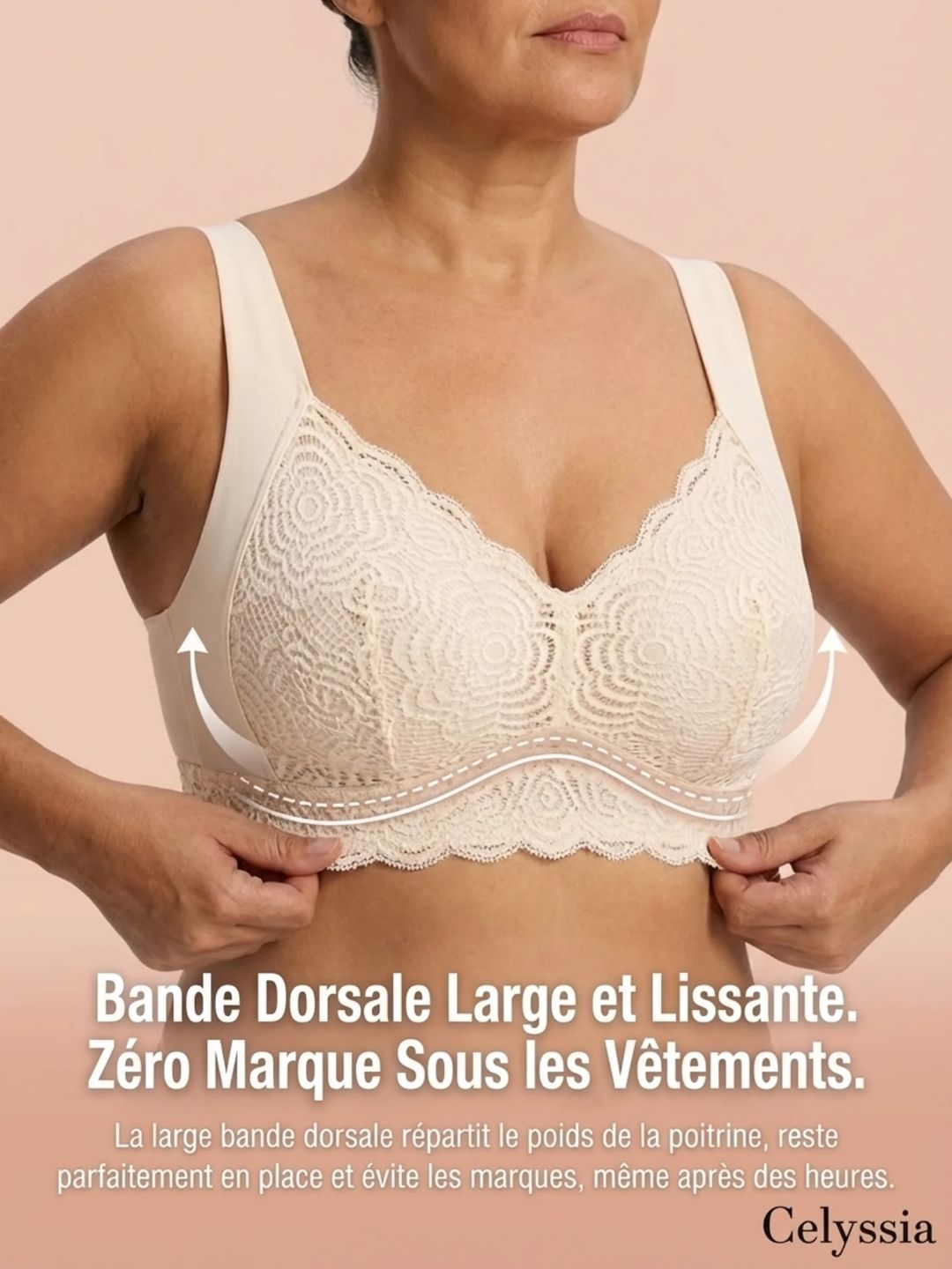 Soutien-gorge dentelle sans armature LaceLift – vue 7