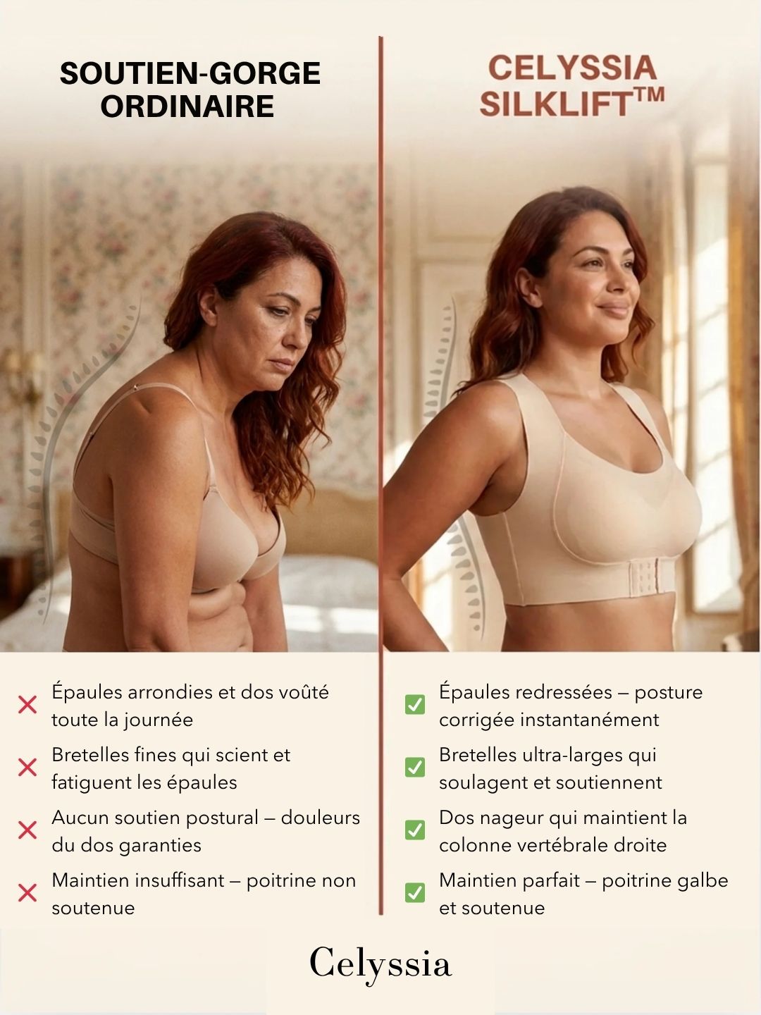 Soutien-gorge posture forte poitrine SilkLift – vue 6