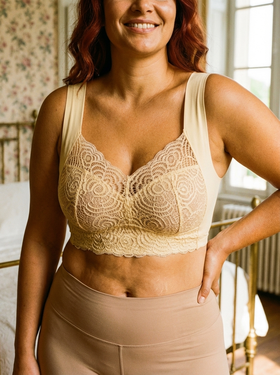 Soutien-gorge dentelle sans armature LaceLift – vue 13